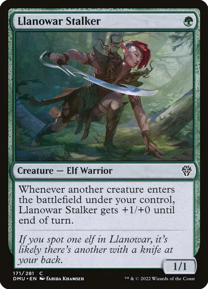 Llanowar Stalker (Dominaria United)