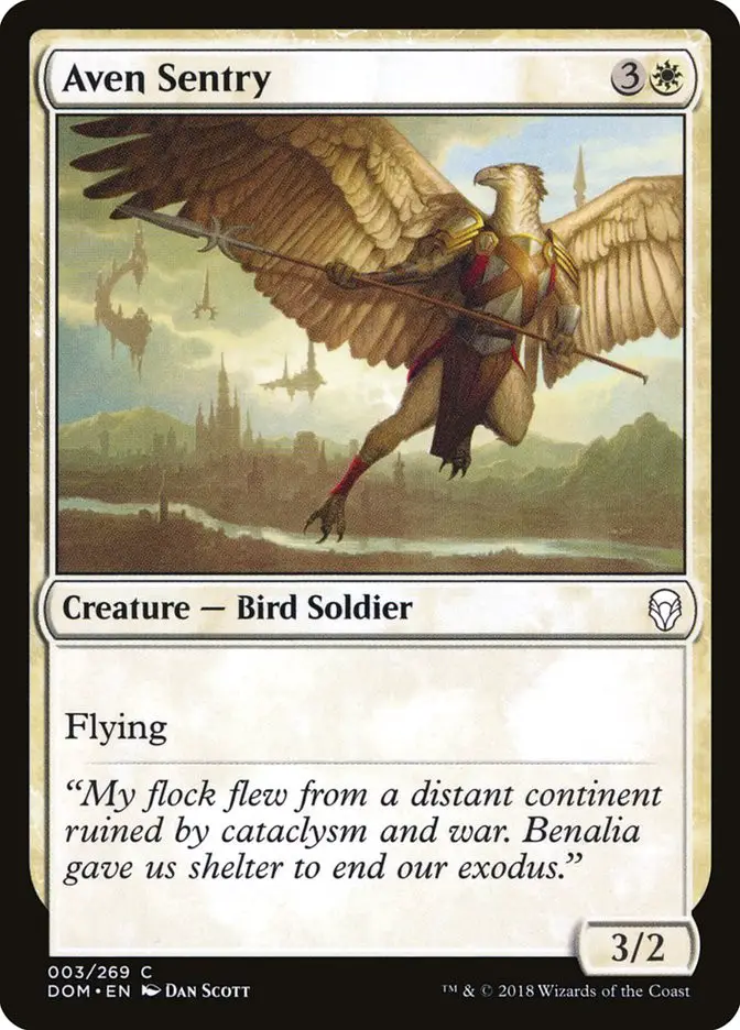 Aven Sentry (Dominaria)