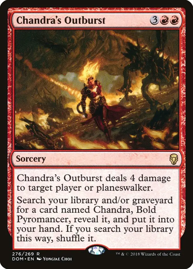 Chandra s Outburst (Dominaria)