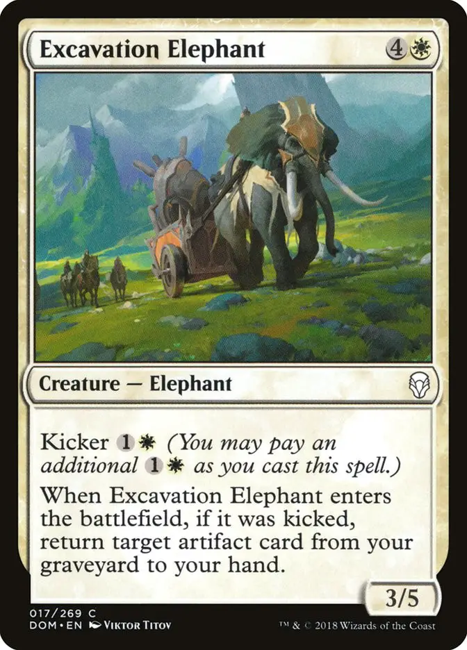 Excavation Elephant (Dominaria)
