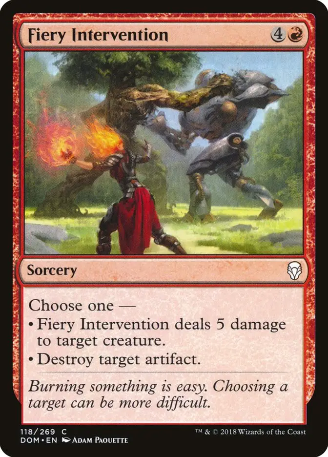 Fiery Intervention (Dominaria)