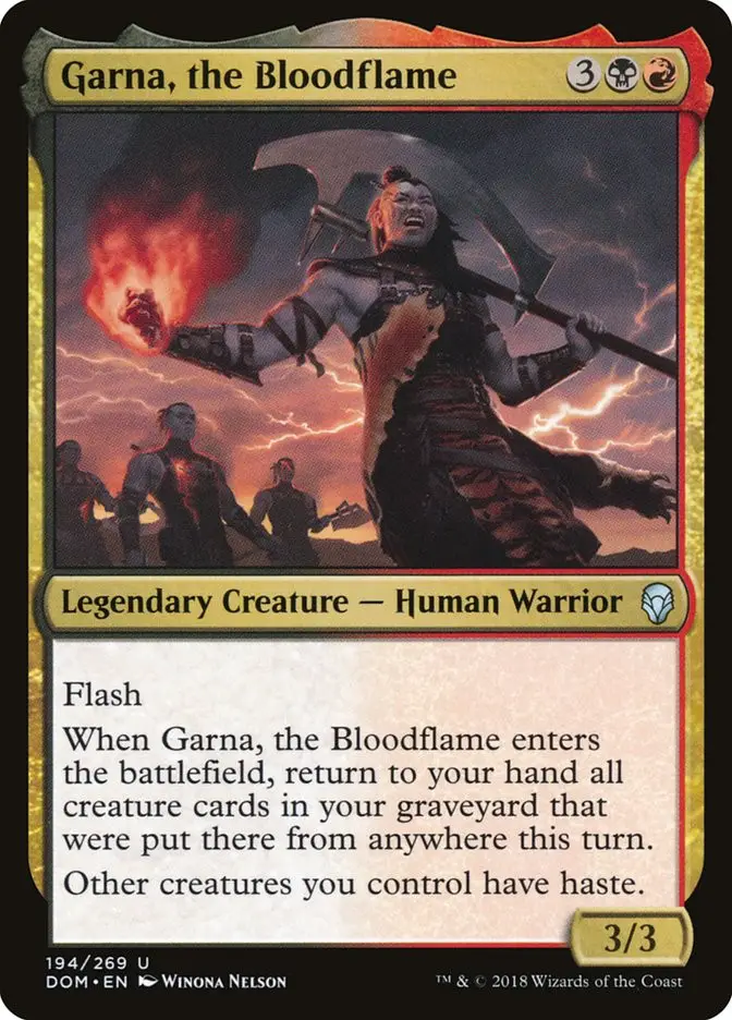Garna  the Bloodflame (Dominaria)