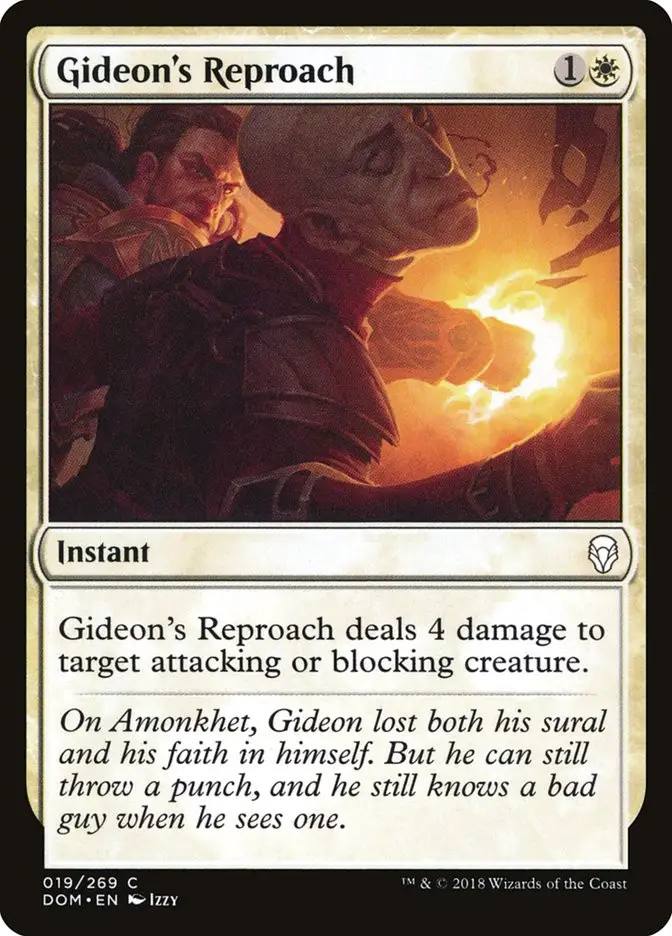Gideon s Reproach (Dominaria)