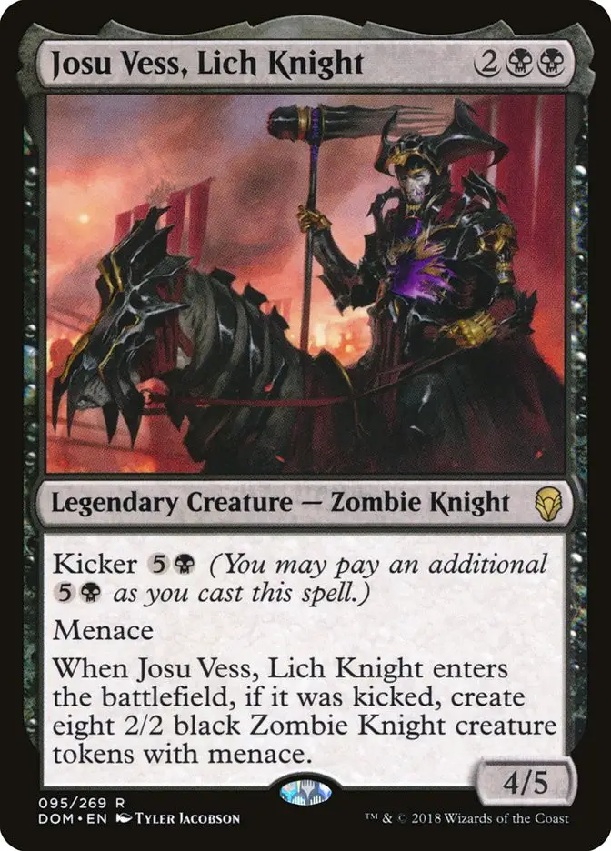 Josu Vess  Lich Knight (Dominaria)