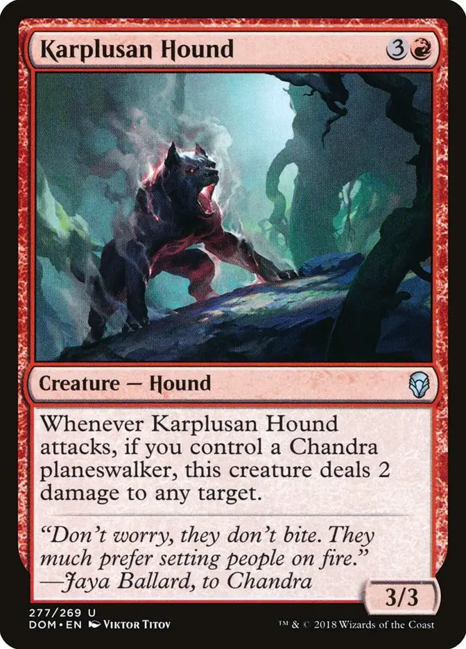 Karplusan Hound (Dominaria)
