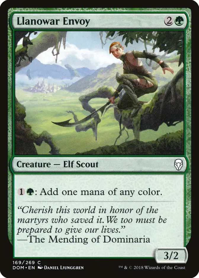 Llanowar Envoy (Dominaria)