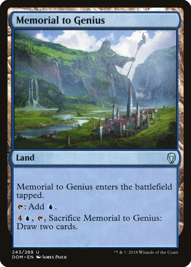Memorial to Genius (Dominaria)