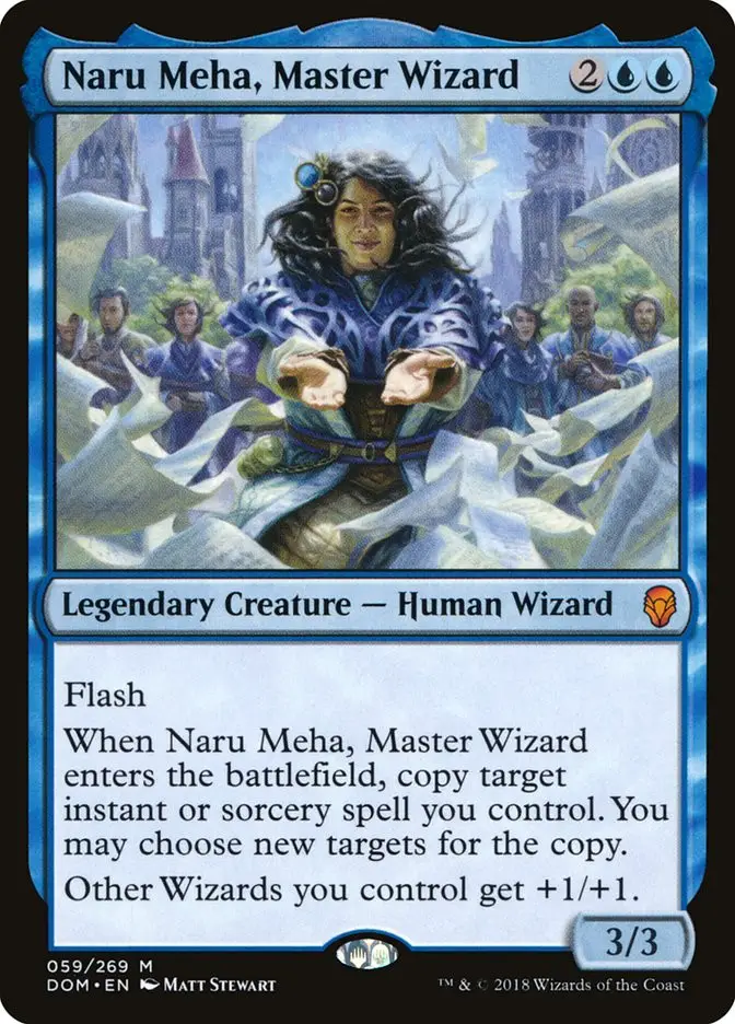 Naru Meha  Master Wizard (Dominaria)