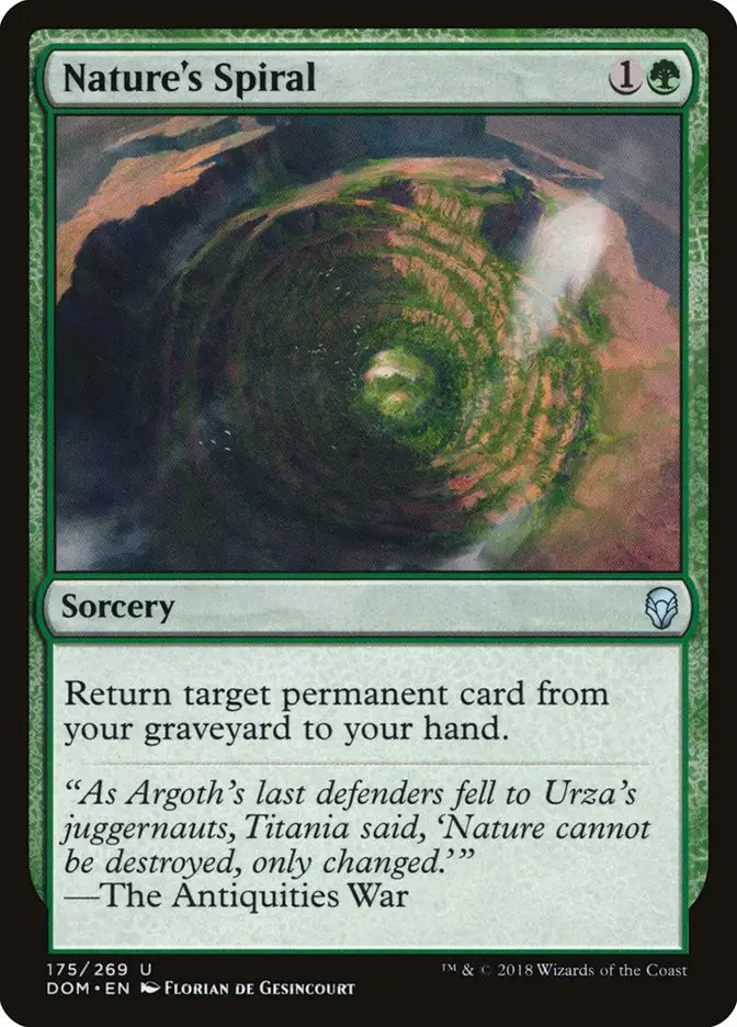 Nature s Spiral (Dominaria)