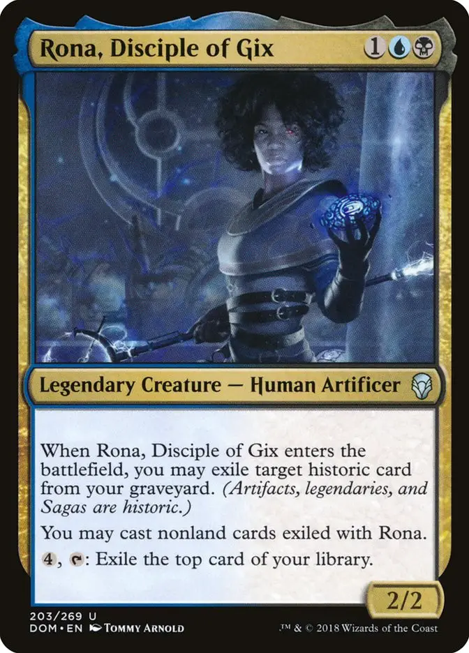 Rona  Disciple of Gix (Dominaria)