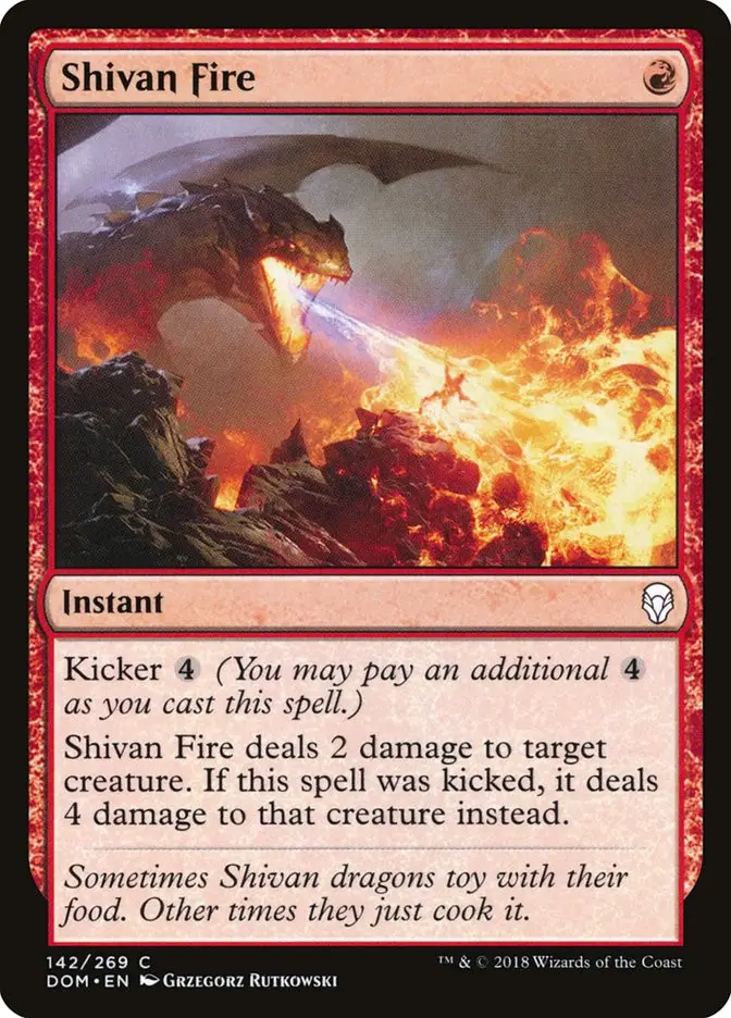 Shivan Fire (Dominaria)