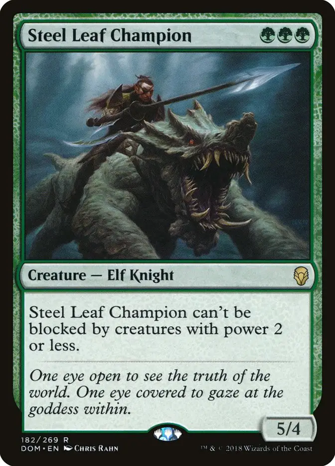 Steel Leaf Champion (Dominaria)