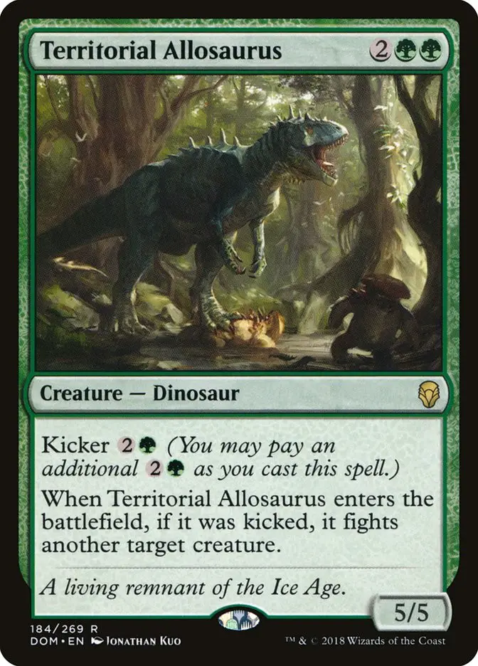 Territorial Allosaurus (Dominaria)
