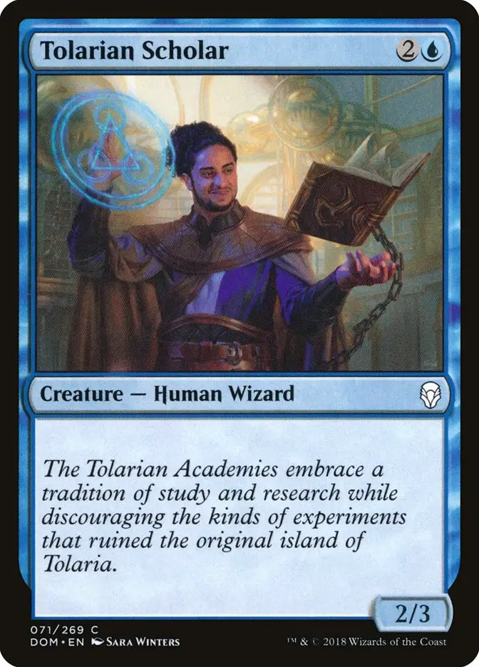 Tolarian Scholar (Dominaria)