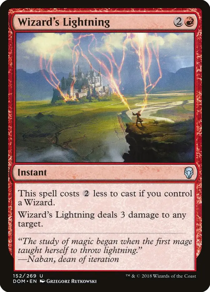 Wizard s Lightning (Dominaria)