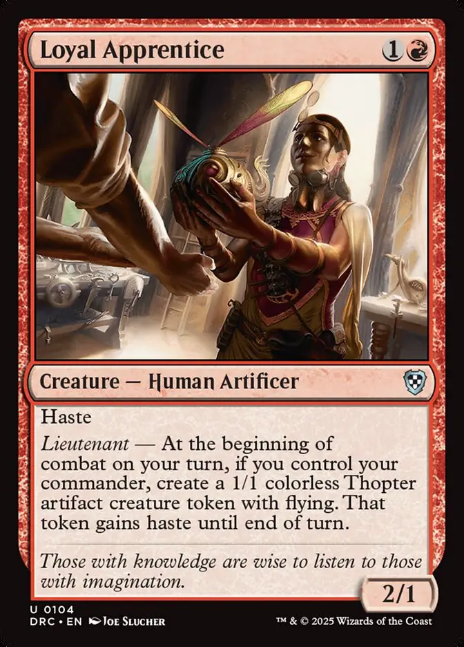 Loyal Apprentice (Aetherdrift Commander)