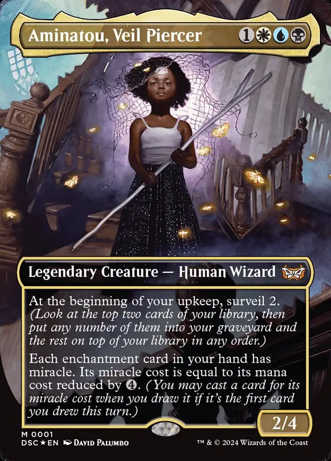 Aminatou  Veil Piercer (Duskmourn: House of Horror Commander)