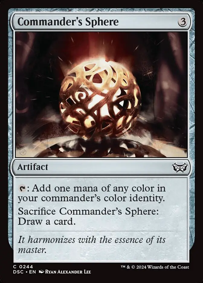 Commander s Sphere (Duskmourn: House of Horror Commander)