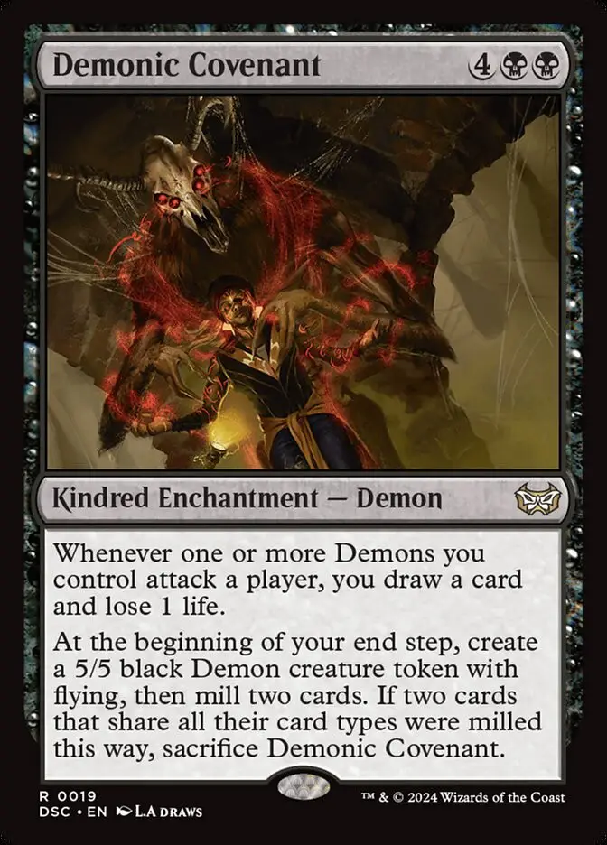 Demonic Covenant (Duskmourn: House of Horror Commander)