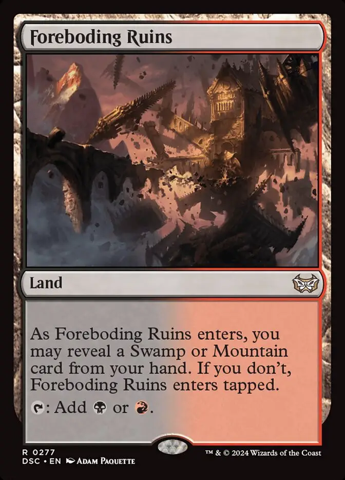 Foreboding Ruins (Duskmourn: House of Horror Commander)