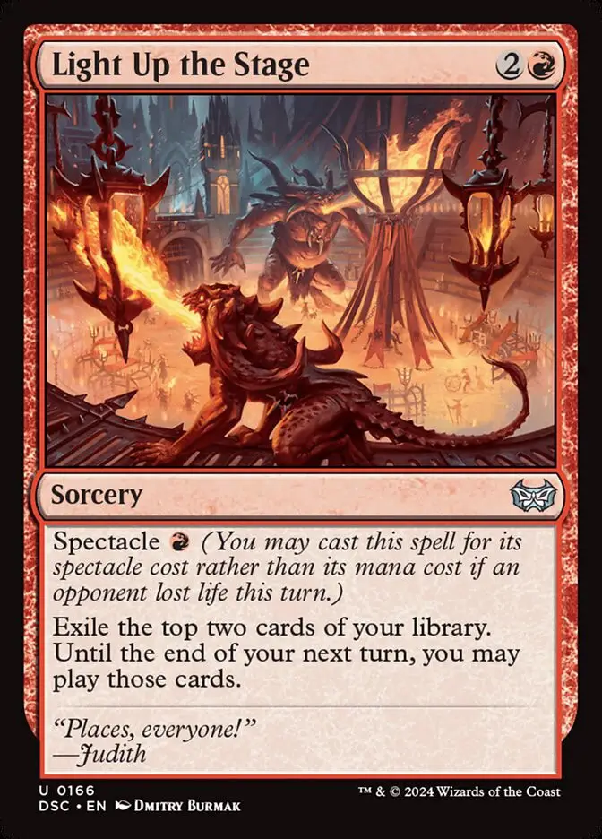 Light Up the Stage (Duskmourn: House of Horror Commander)