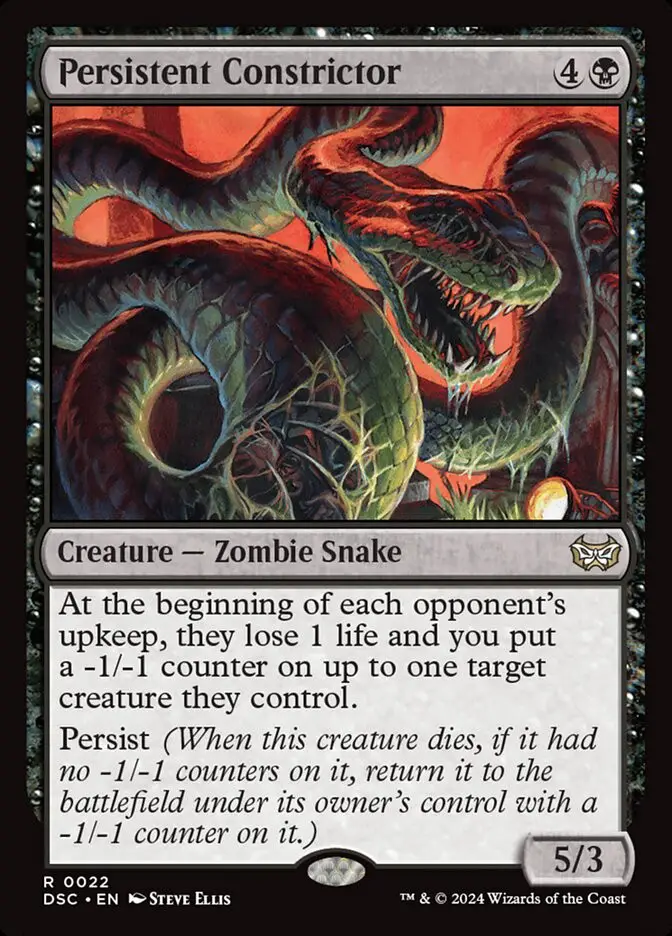 Persistent Constrictor (Duskmourn: House of Horror Commander)