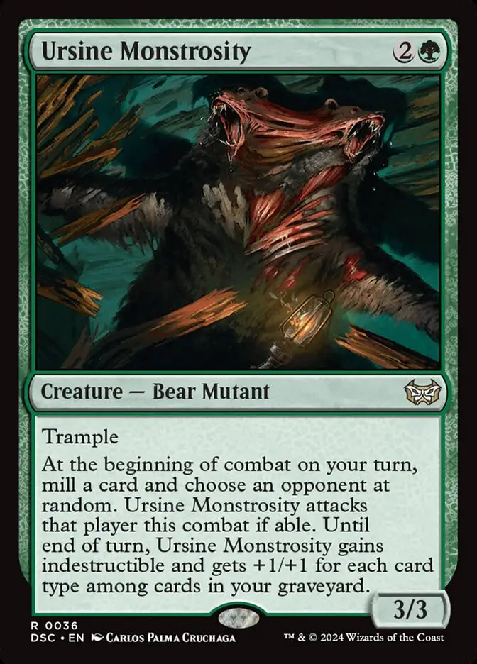 Ursine Monstrosity (Duskmourn: House of Horror Commander)