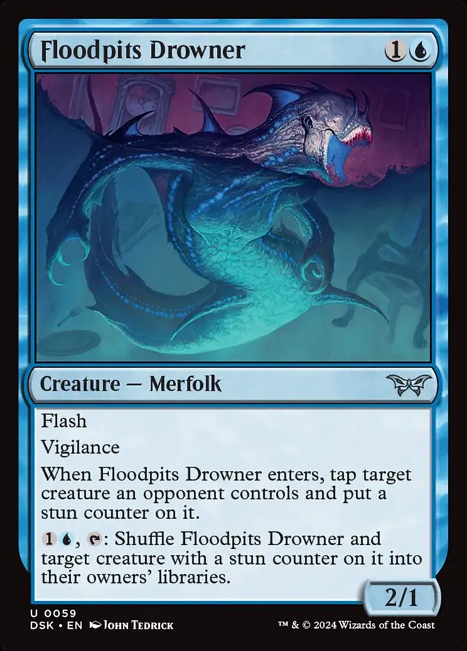 Floodpits Drowner (Duskmourn: House of Horror)