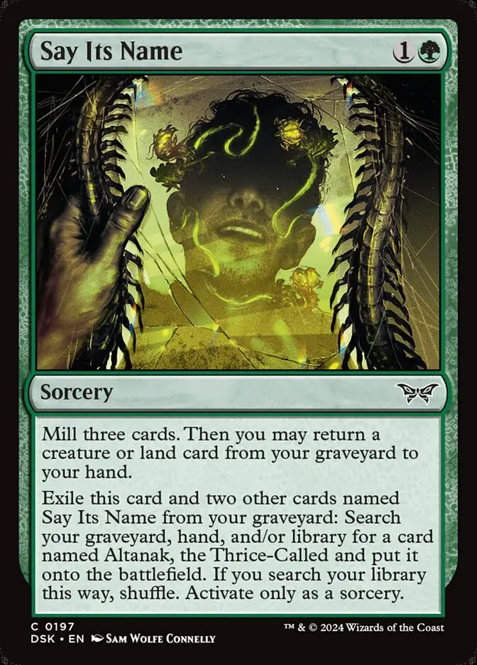 Say Its Name (Duskmourn: House of Horror)