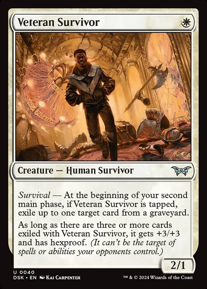 Veteran Survivor (Duskmourn: House of Horror)