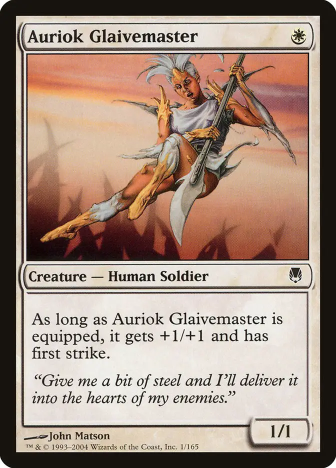 Auriok Glaivemaster (Darksteel)