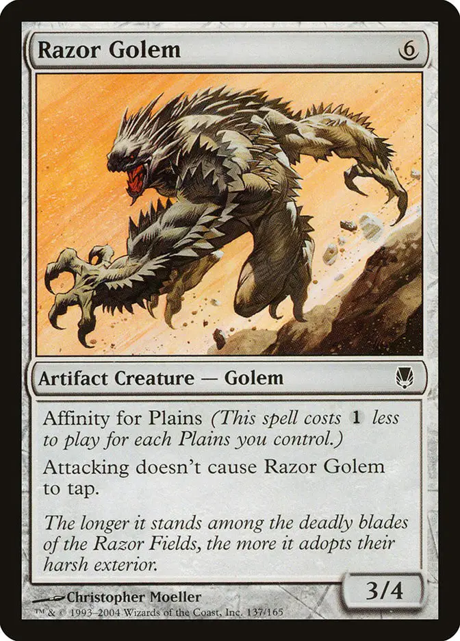 Razor Golem (Darksteel)