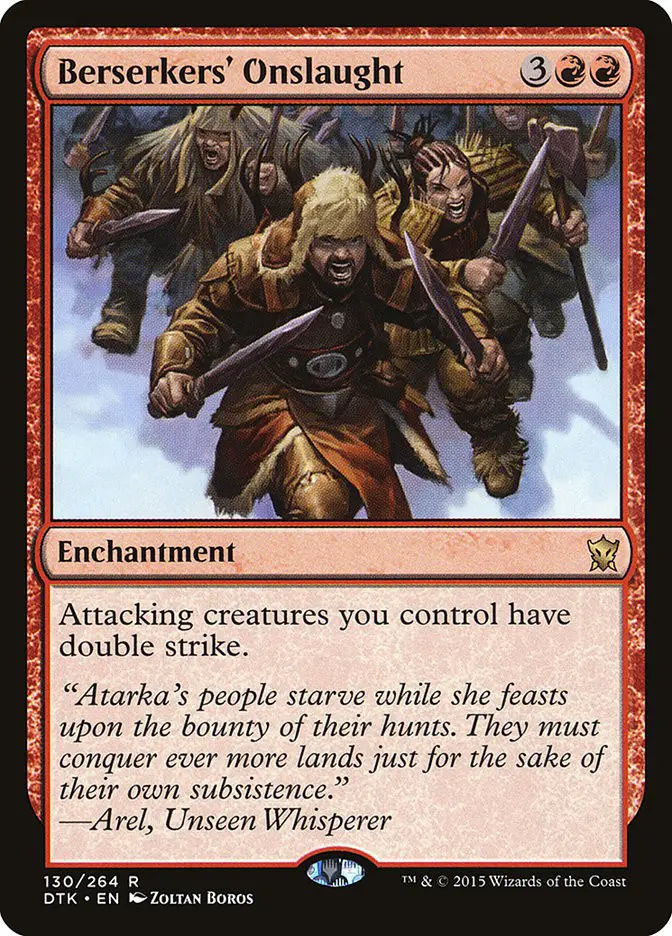 Berserkers  Onslaught (Dragons of Tarkir)