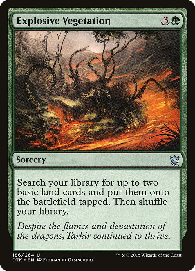 Explosive Vegetation (Dragons of Tarkir)