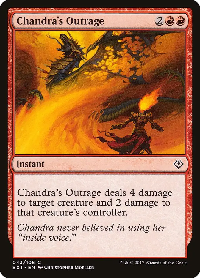 Chandra s Outrage (Archenemy: Nicol Bolas)