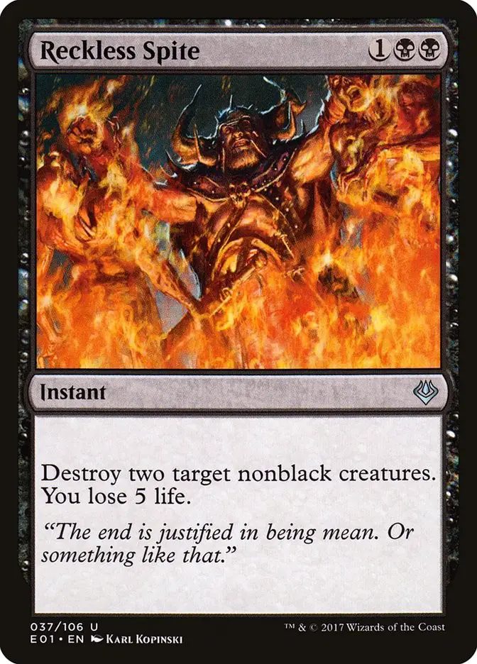 Reckless Spite (Archenemy: Nicol Bolas)