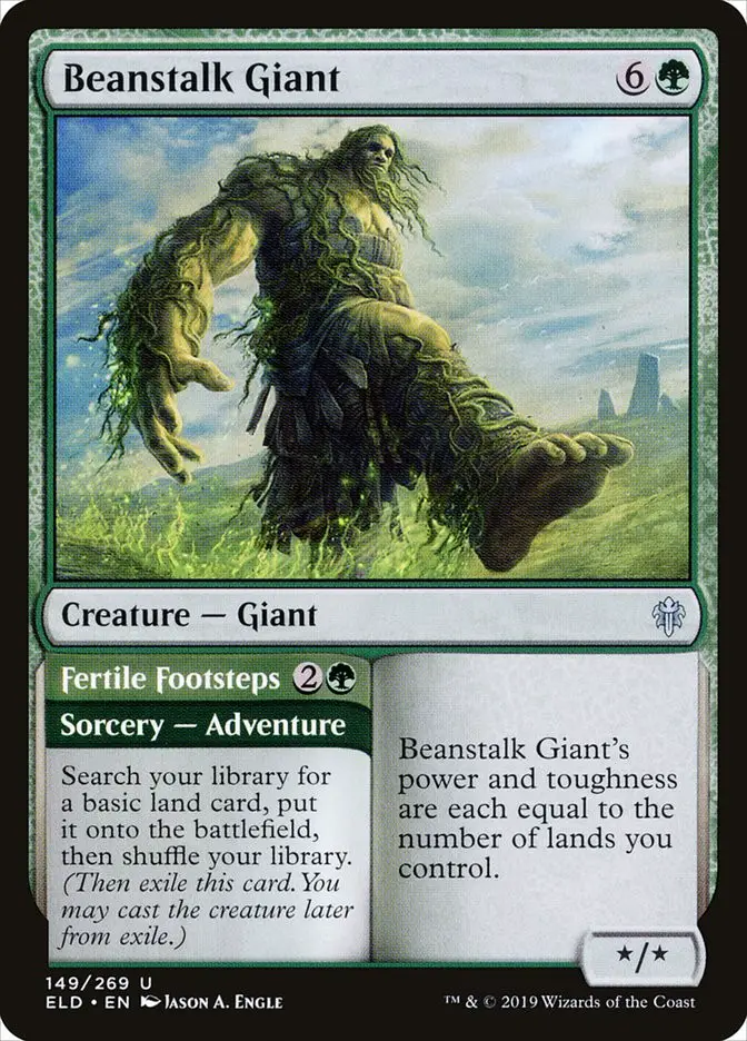 Beanstalk Giant    Fertile Footsteps (Throne of Eldraine)