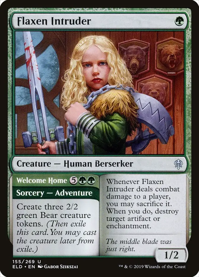Flaxen Intruder    Welcome Home (Throne of Eldraine)