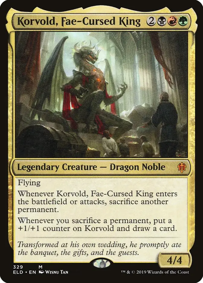 Korvold  Fae Cursed King (Throne of Eldraine)