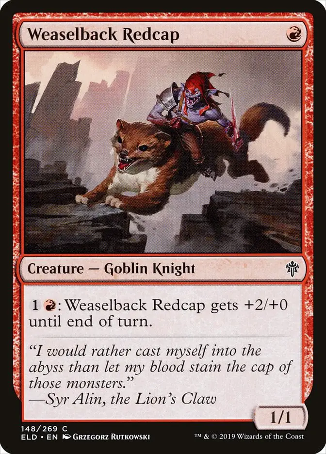 Weaselback Redcap (Throne of Eldraine)