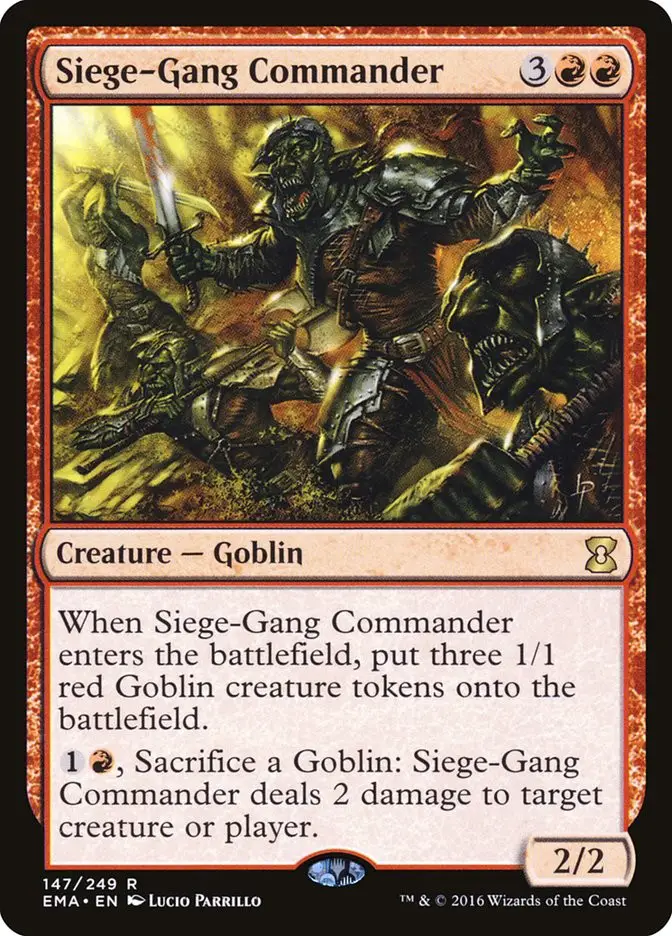 Siege Gang Commander (Eternal Masters)