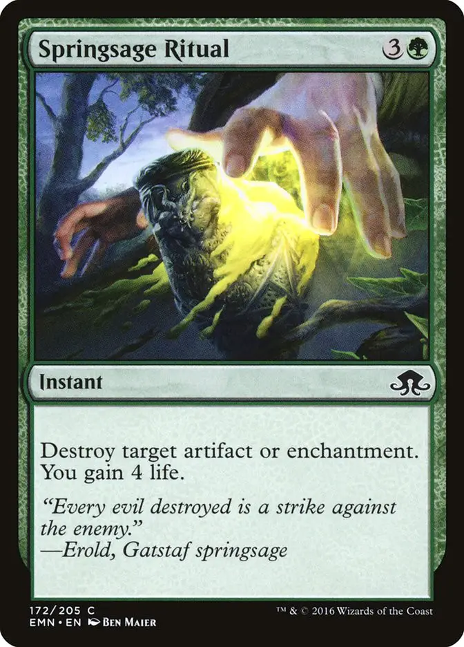 Springsage Ritual (Eldritch Moon)
