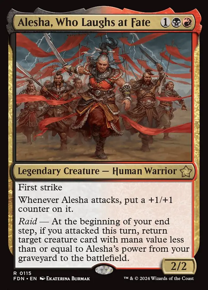 Alesha  Who Laughs at Fate (Foundations)