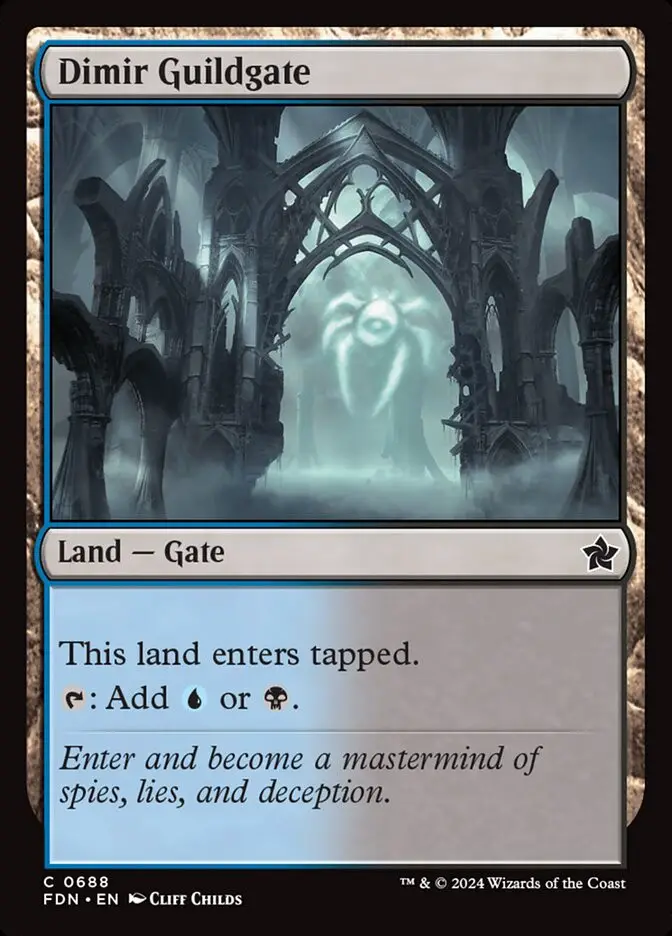 Dimir Guildgate (Foundations)