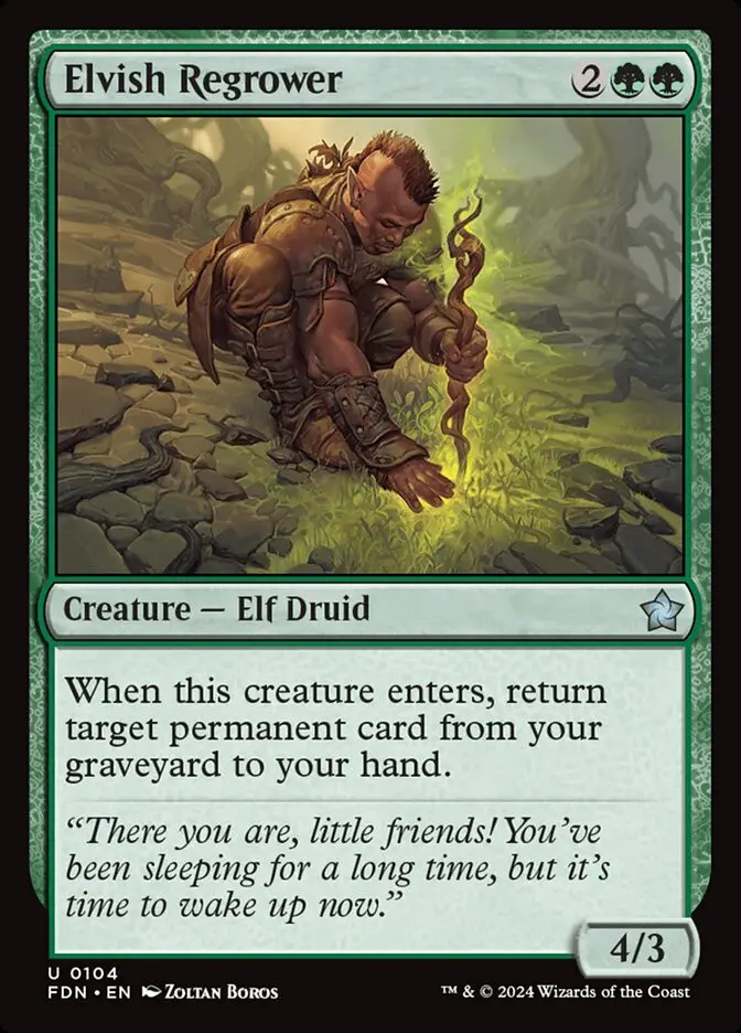 Elvish Regrower (Foundations)