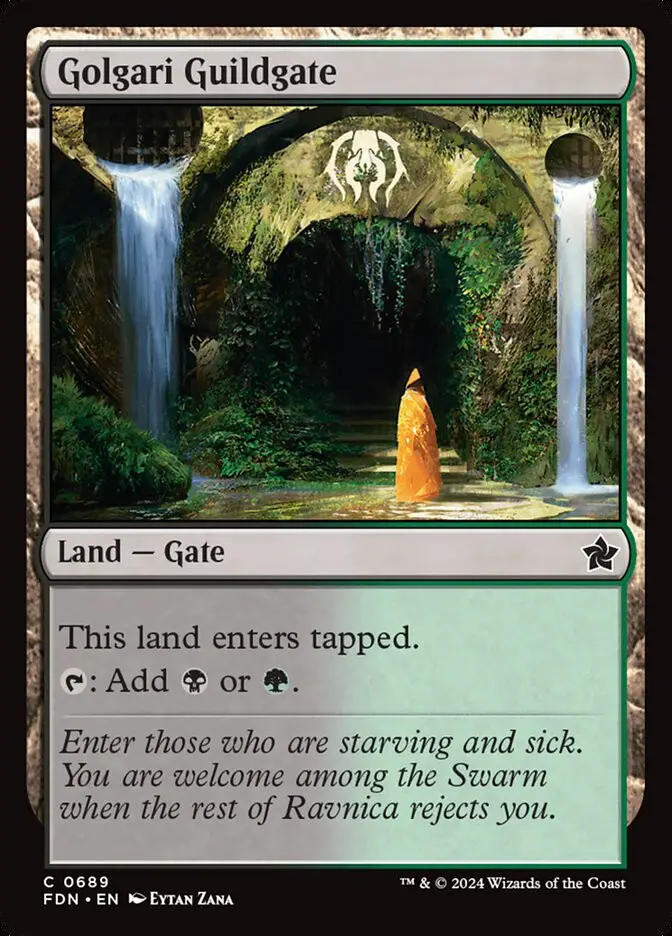 Golgari Guildgate (Foundations)