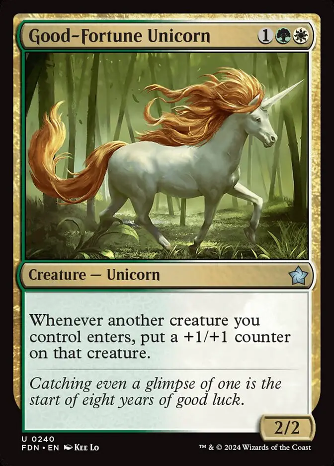 Good Fortune Unicorn (Foundations)