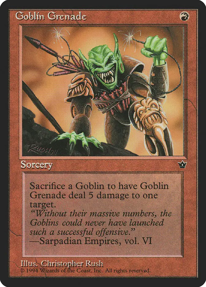 Goblin Grenade (Fallen Empires)