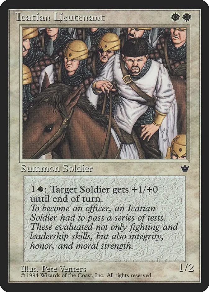 Icatian Lieutenant (Fallen Empires)