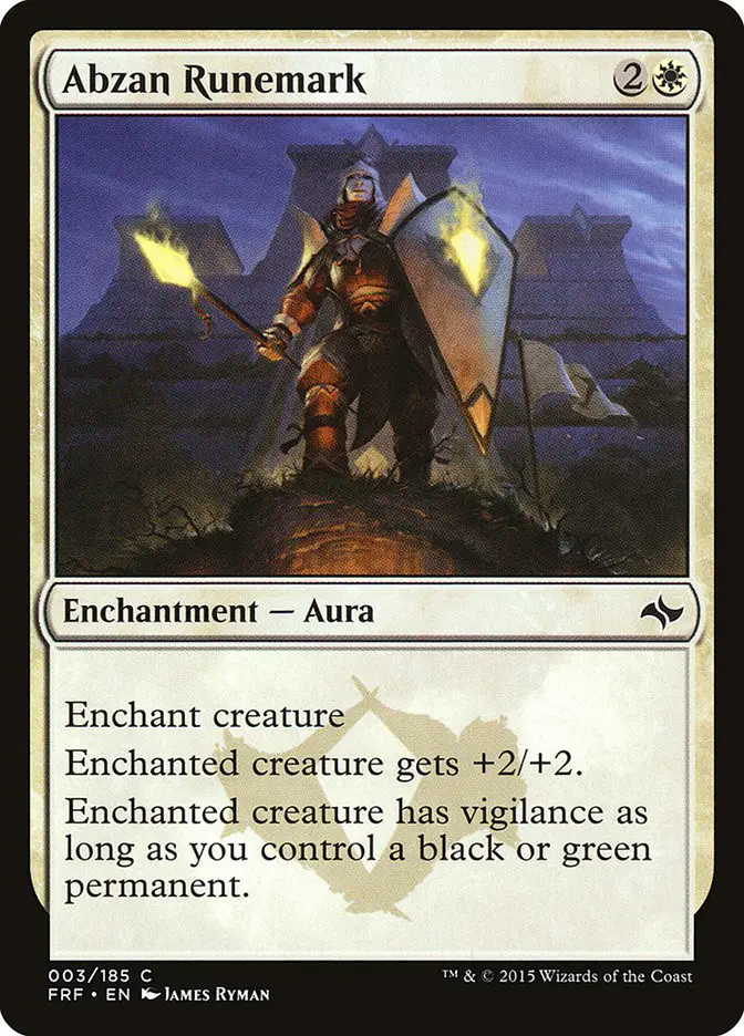 Abzan Runemark (Fate Reforged)